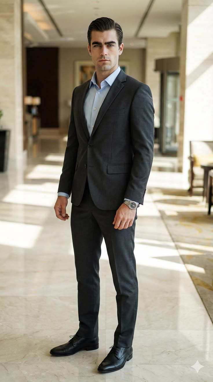Dark Graphite Professional Office Suit